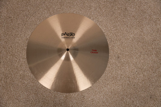 Paiste 17" Formula 602 Thin Crash Cymbal 1143g