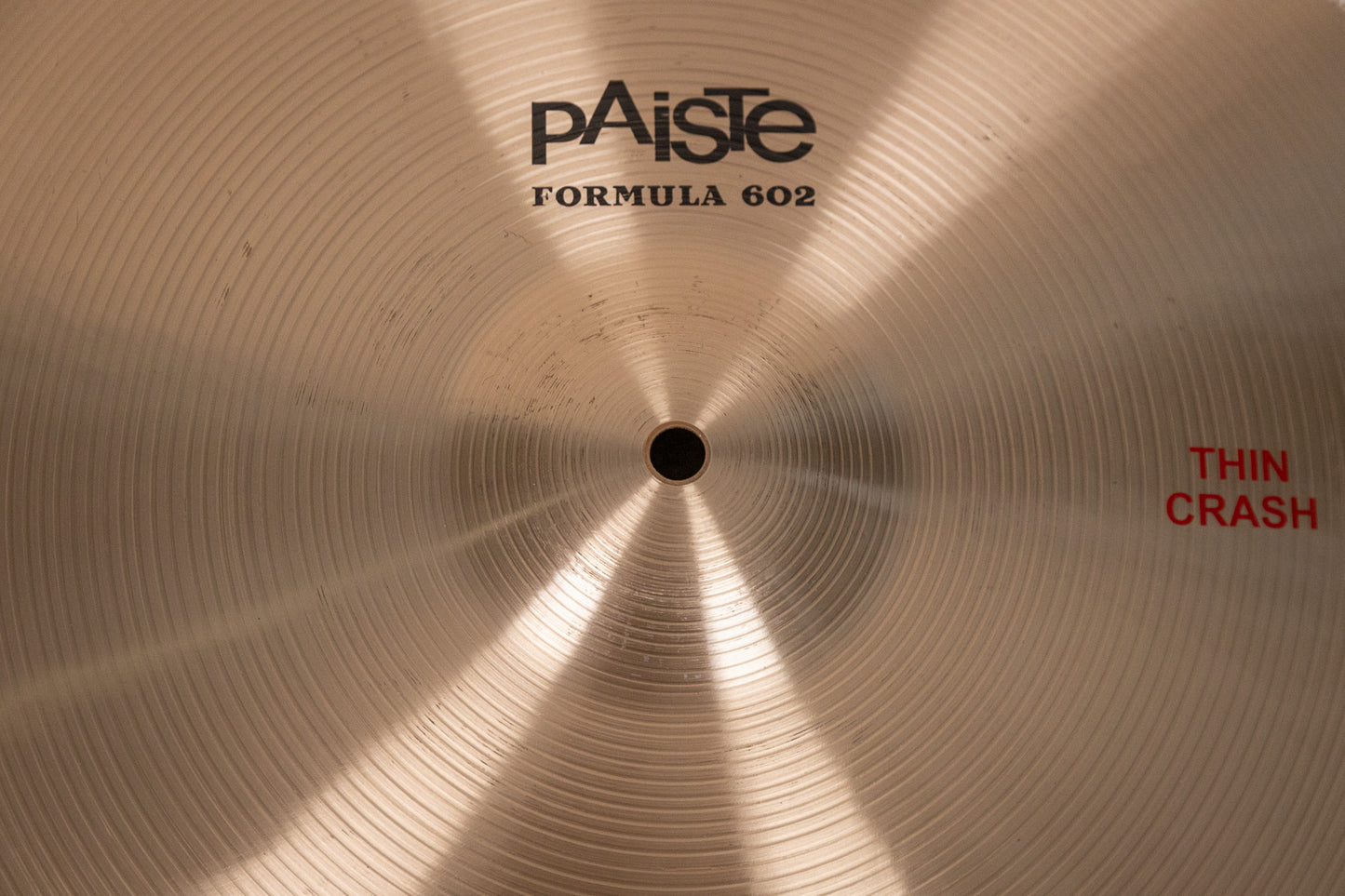 Paiste 17" Formula 602 Thin Crash Cymbal 1143g