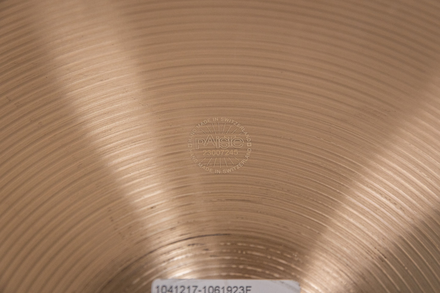 Paiste 17" Formula 602 Thin Crash Cymbal 1143g