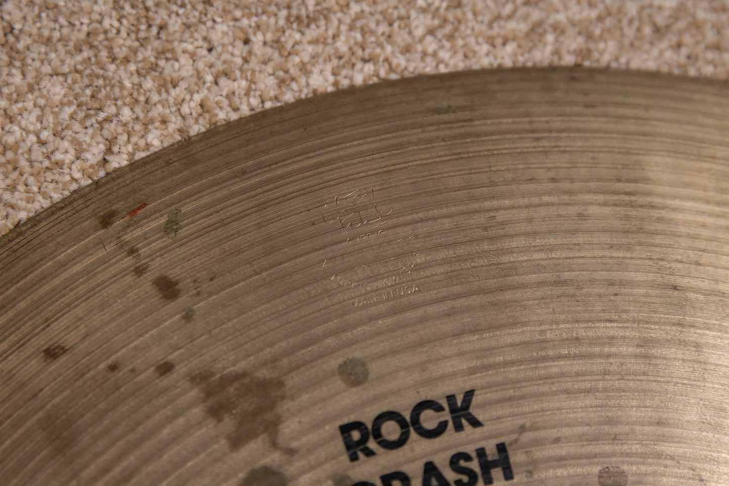 Zildjian 18" A CO Stamp Rock Crash Cymbal 1882g