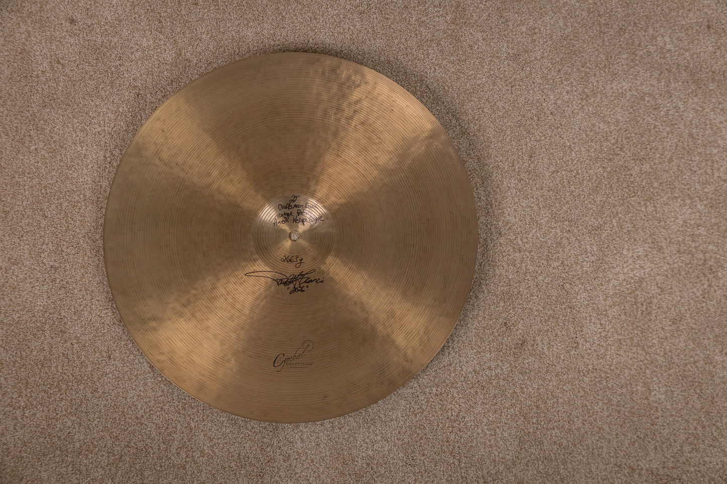Cymbal Craftsman 22" Kerope-Style Ride Cymbal 2663g