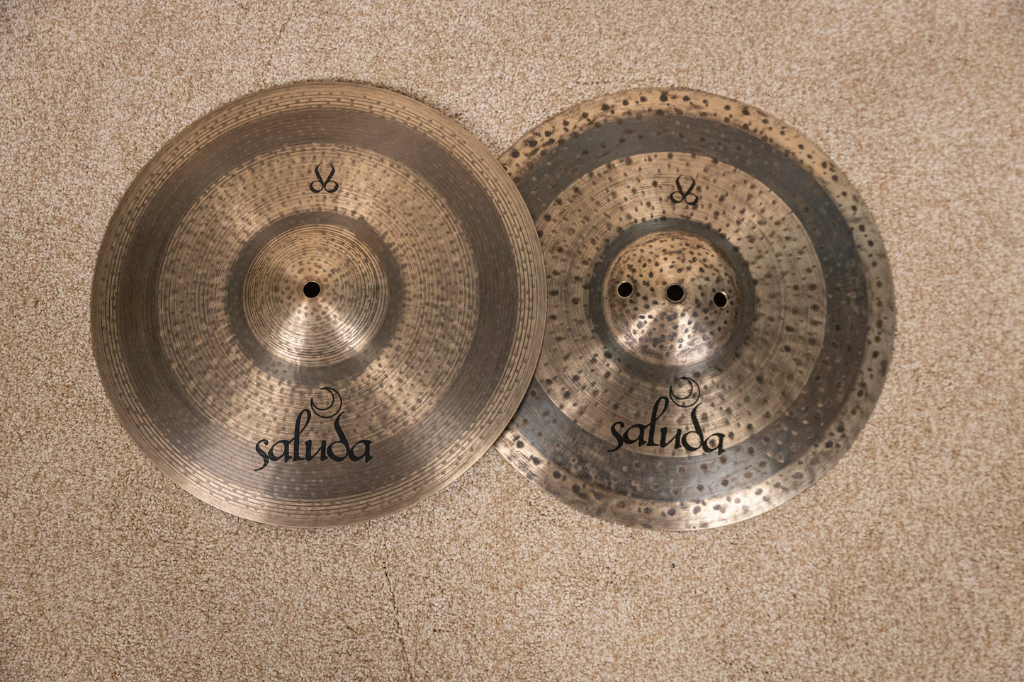Saluda 14" Symbolic Series Hi Hat Cymbals 767g 1414g