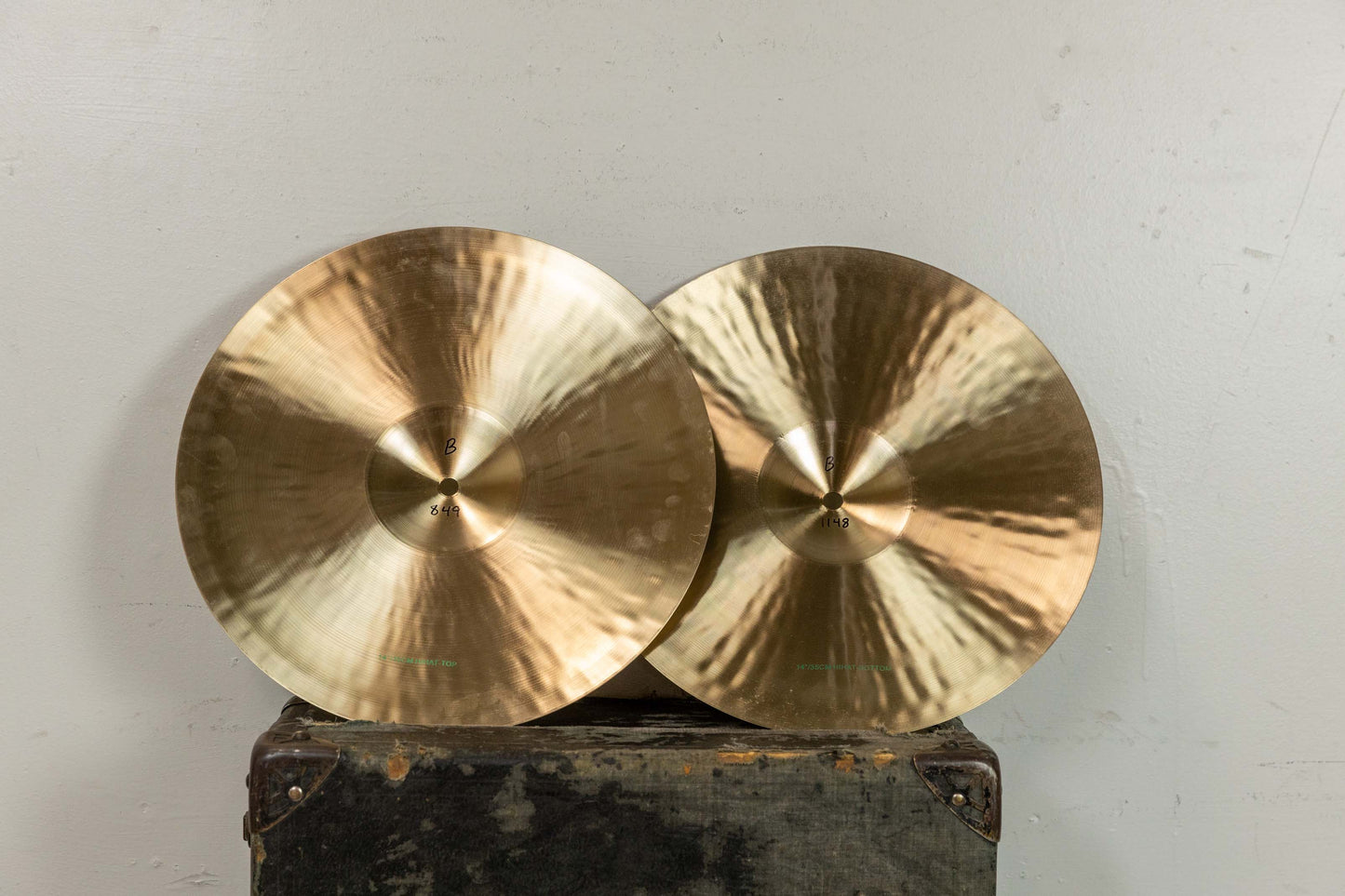 Hawthorne 14" Brilliant Hi Hat Cymbals 849g 1148g