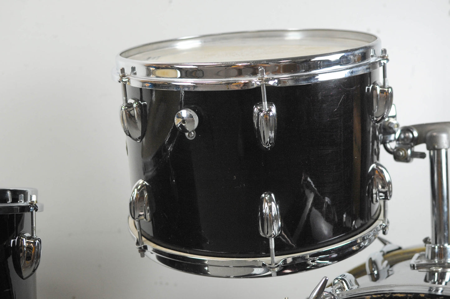 1965 Slingerland Gene Krupa Deluxe Black Sparkle Drum Set