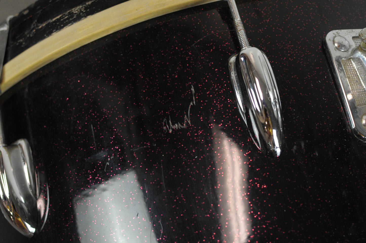 1965 Slingerland Gene Krupa Deluxe Black Sparkle Drum Set