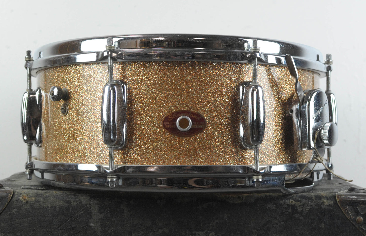 1966 Slingerland 5x14 Artist Sparkling Champagne Pearl Snare Drum