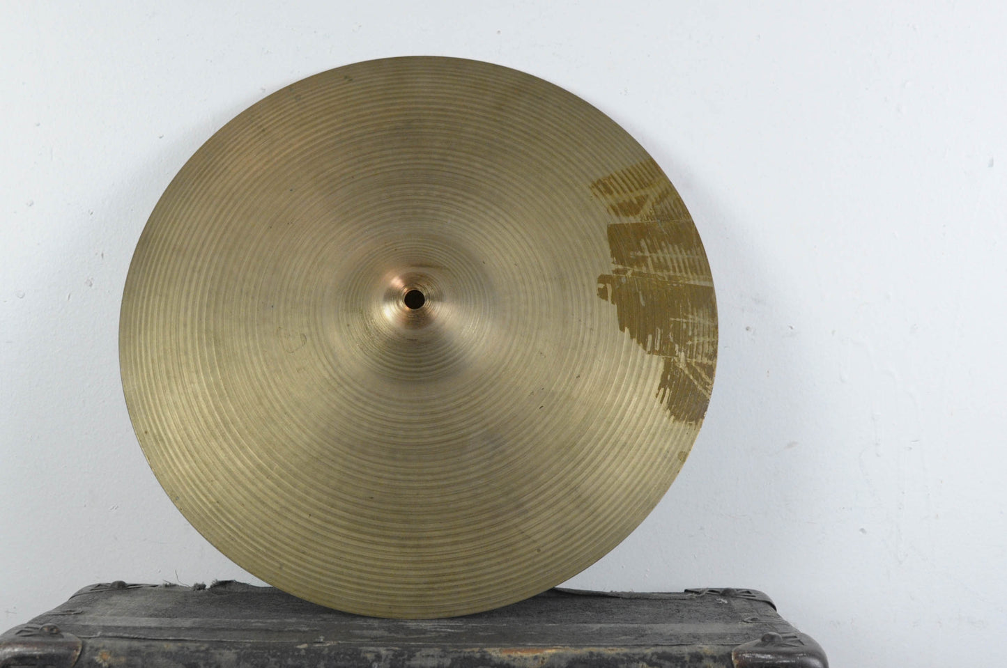 1970s Zildjian A 15" New Beat Hi Hat Cymbal Bottom 1768g