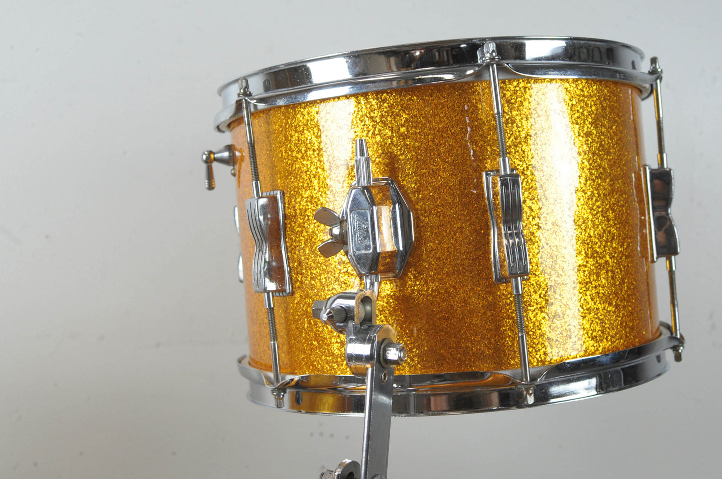 1960s Ludwig Club Date Gold Sparkle Drum Set