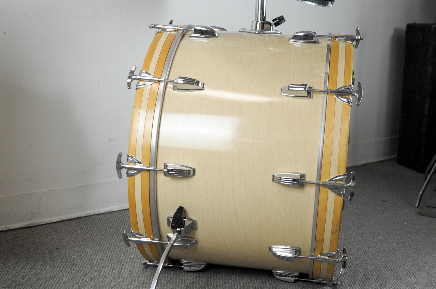1980s Ludwig Hollywood Maple Cortex Drum Set