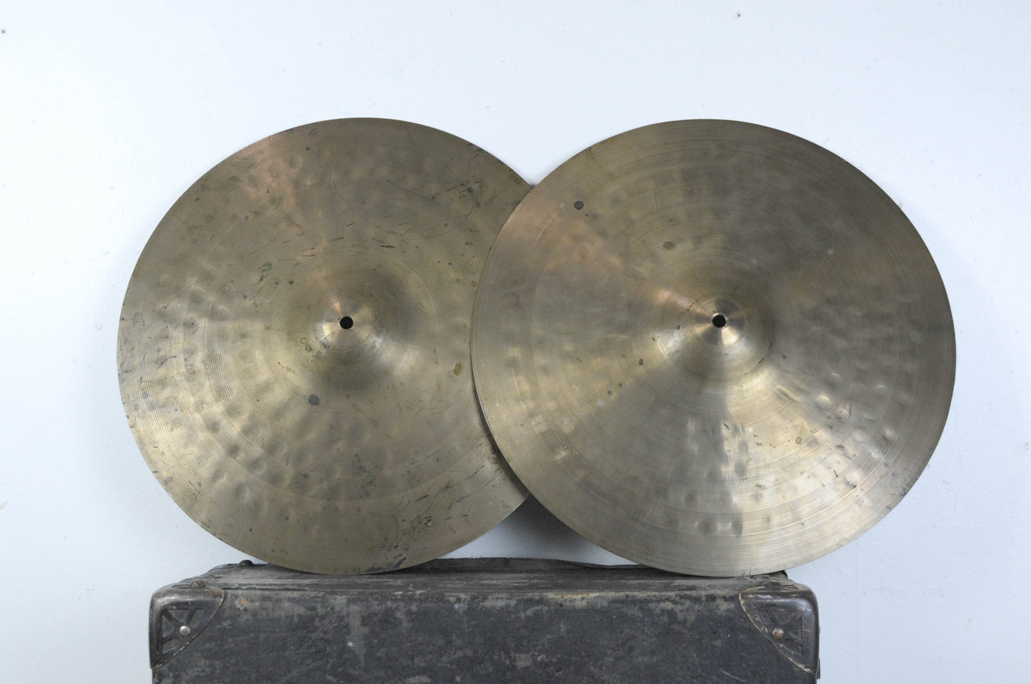 Vintage UFIP 15" Hi Hat Cymbals 1357g 1345g