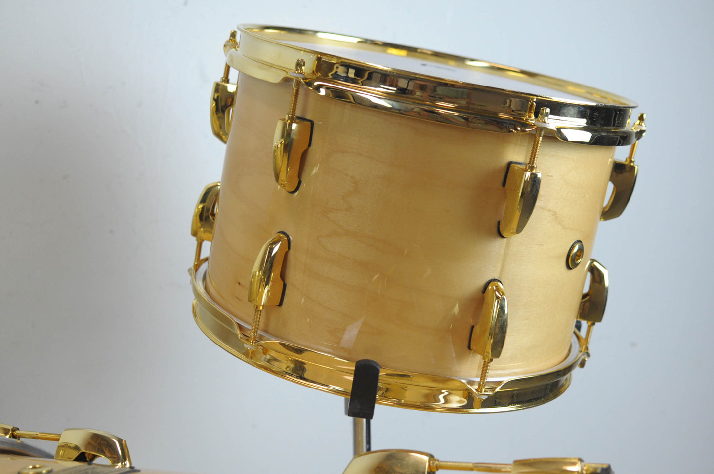 2000s Pearl Masters Custom Natural Maple Drum Set