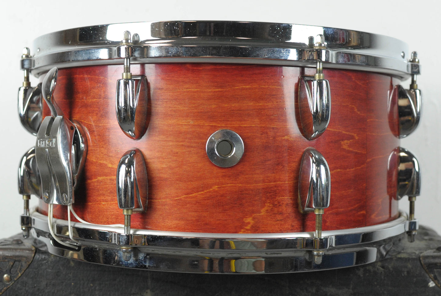 1980s Gretsch 6.5x14 Model 4155 Rosewood Snare Drum
