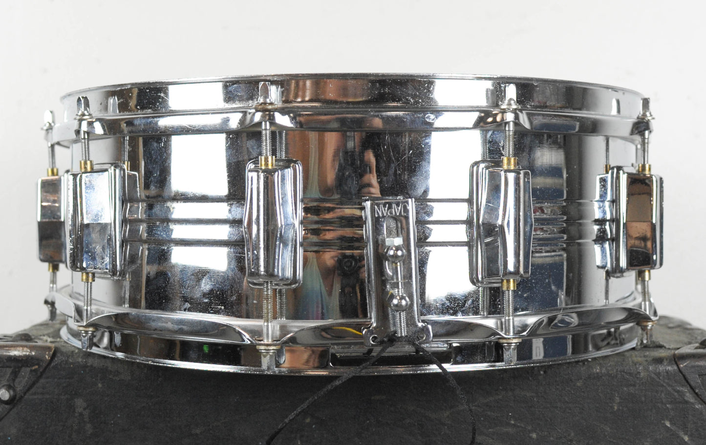 1970s Pearl 5x14 B-4514 Chrome Over Brass Snare Drum