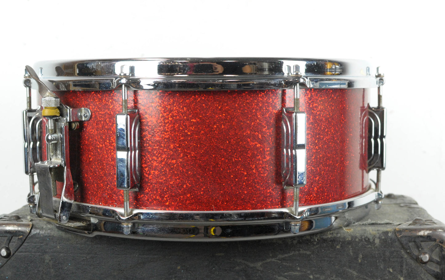 1965 Leedy 5x14 Shelly Manne Sparkling Red Pearl Snare Drum