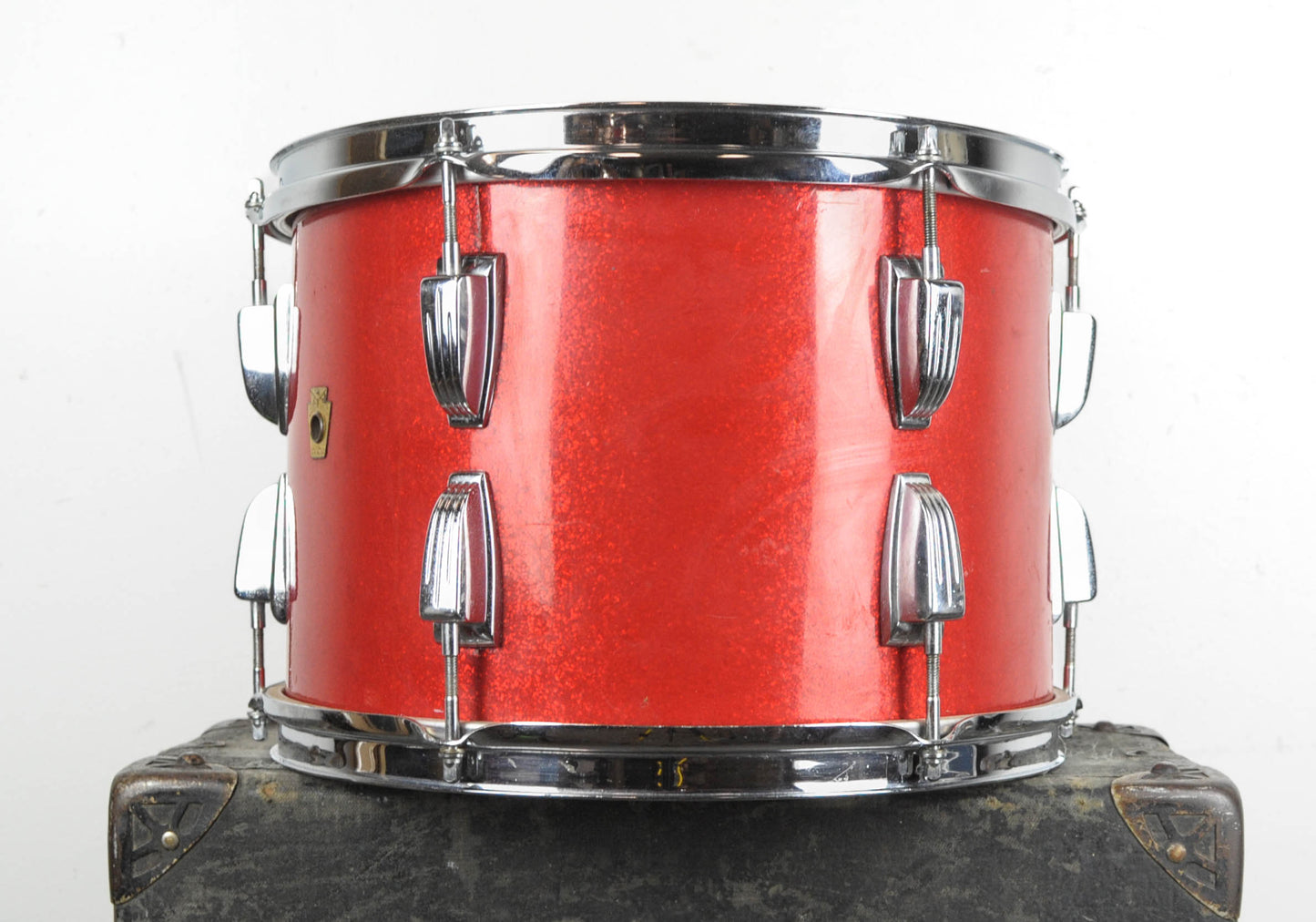 1960s Ludwig 9x13 Red Sparkle Tom