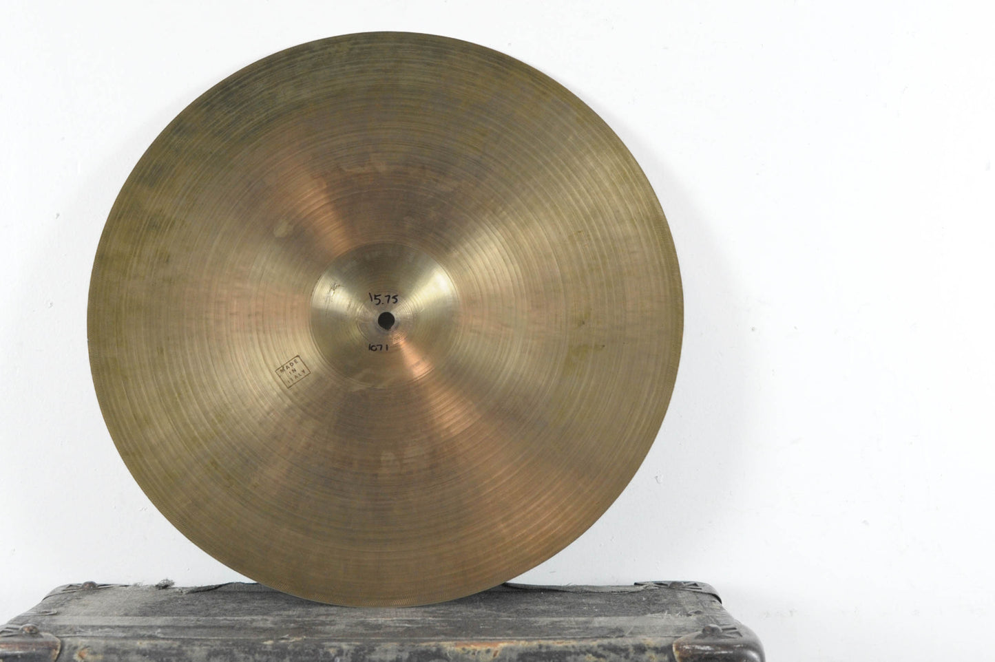 Vintage Italian 14" Crash Cymbal 1071g