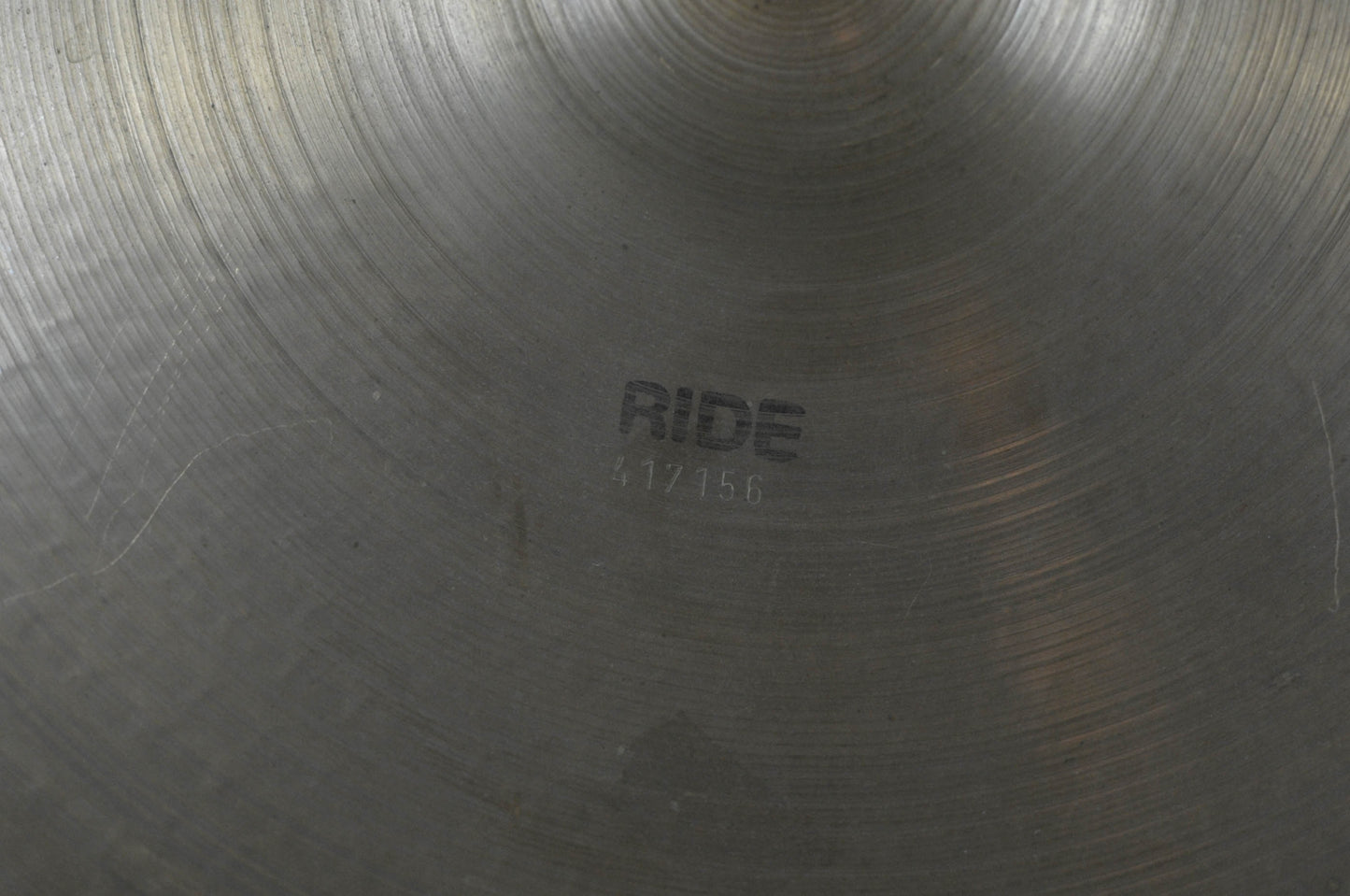 1970s Paiste 18" Black Label 2002 Ride Cymbal 1739g
