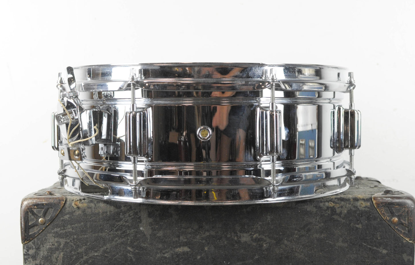 1970s Rogers 5x14 Metal Powertone Snare Drum