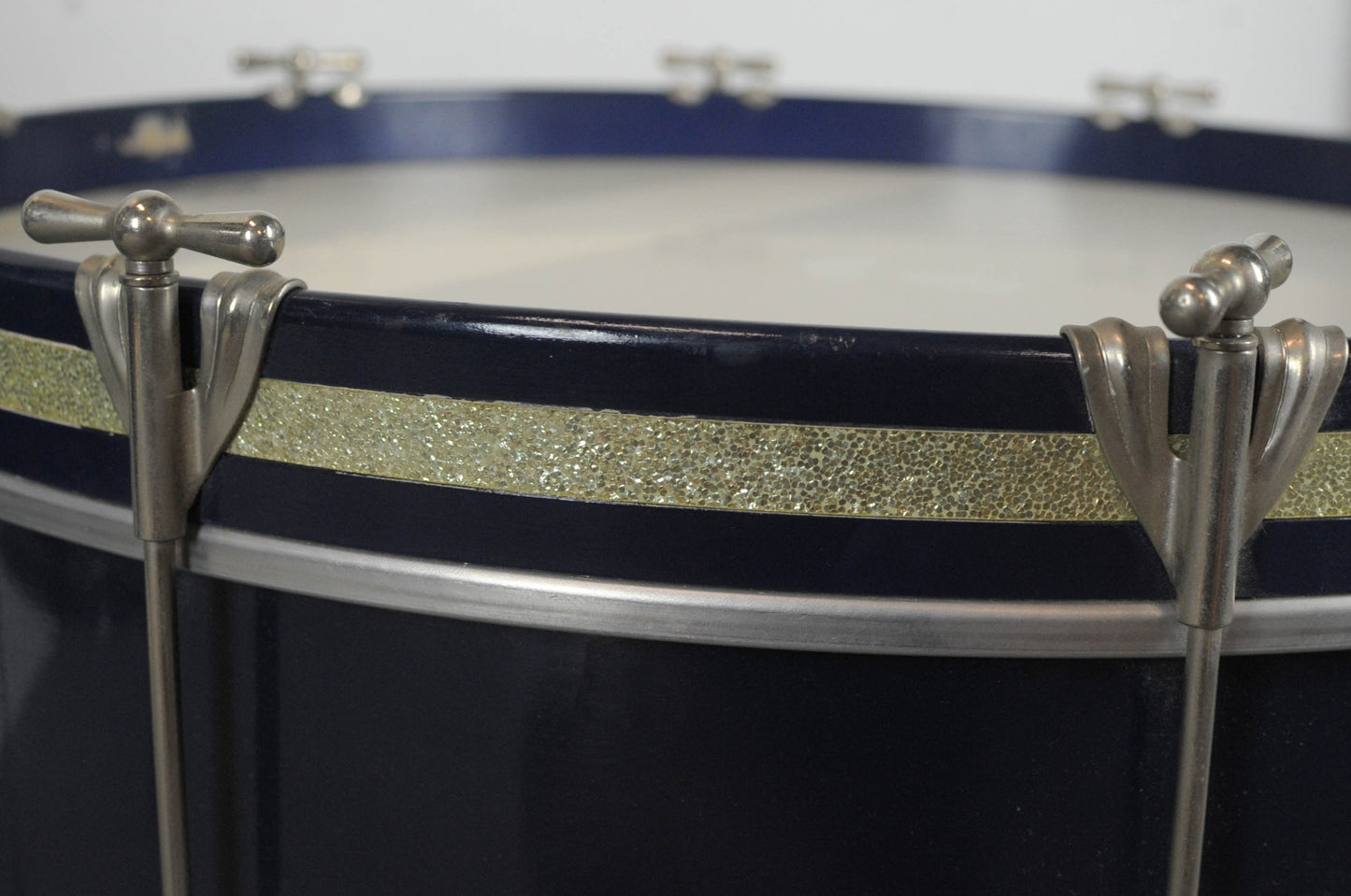 1960s Ludwig Club Date Blue & Silver Duco Drum Set