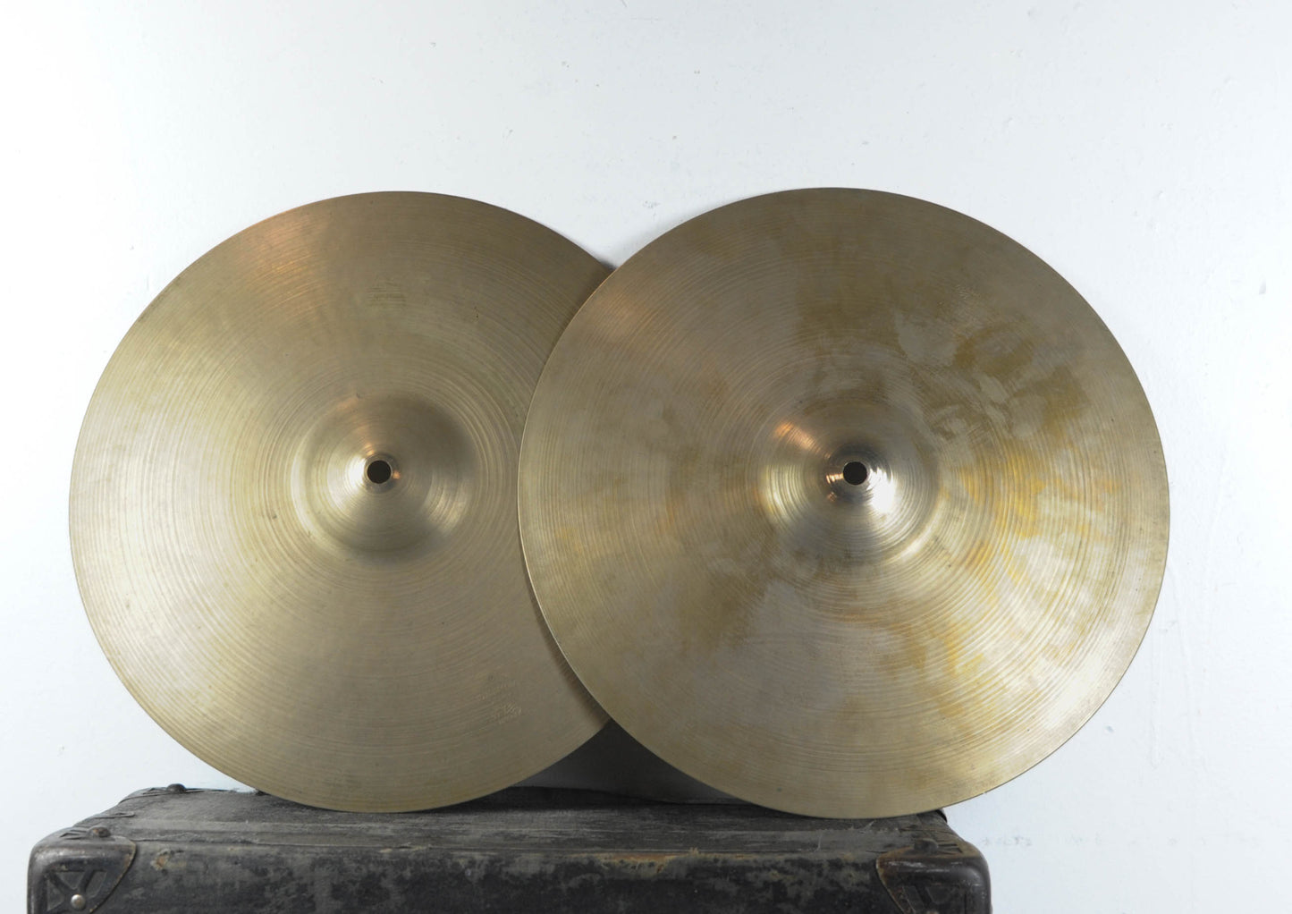1950s Zildjian A 14" Thin Hi Hat Cymbals 733g 773g