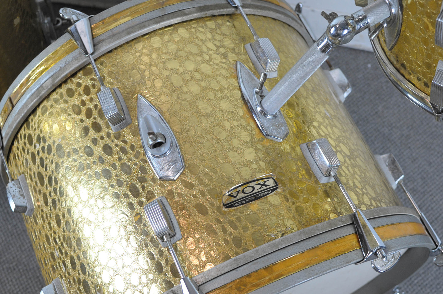 1960s Vox "Gold Croco" 14x20 8x13 and 16x16 Drum Set