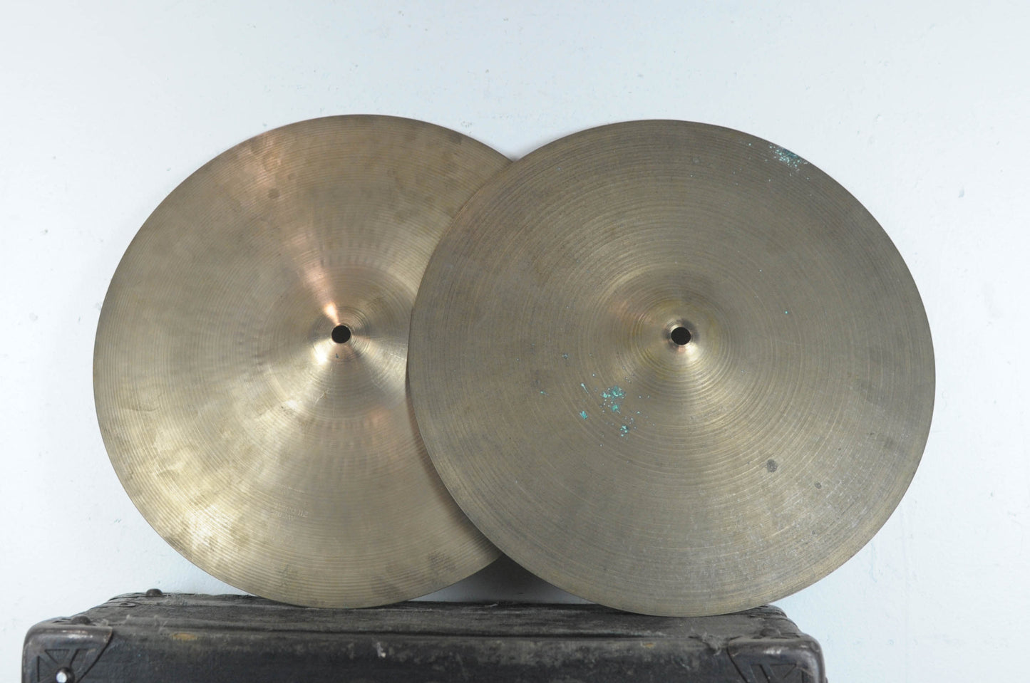 Vintage Zildjian A 14" Hi Hat Cymbals 806g 1148g