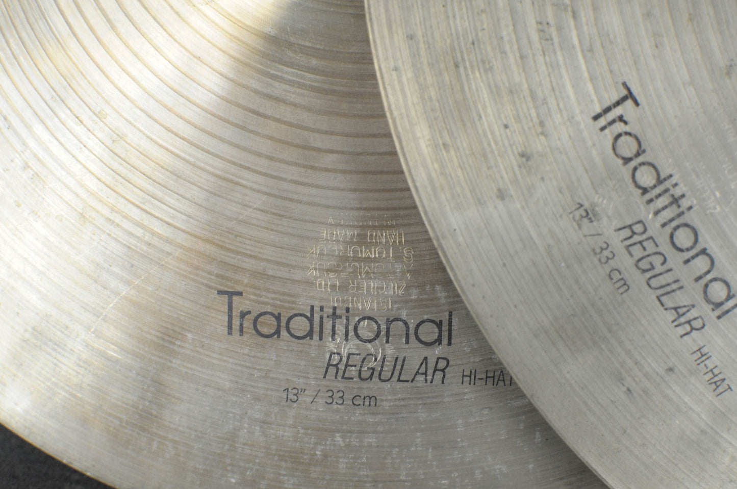 Istanbul Agop 13" Traditional Regular Hi Hat Cymbals 887g 888g