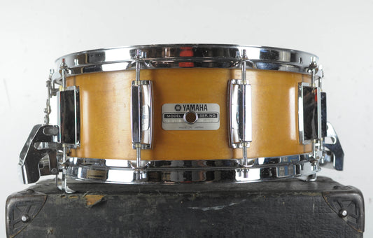 1980s Yamaha Recording Custom 5x14 Real Wood SD-055D Snare Drum