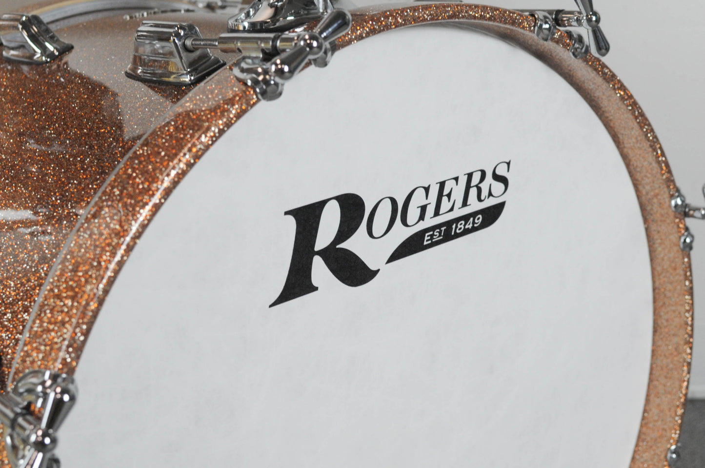 Rogers Powertone Champagne Sparkle Drum Set