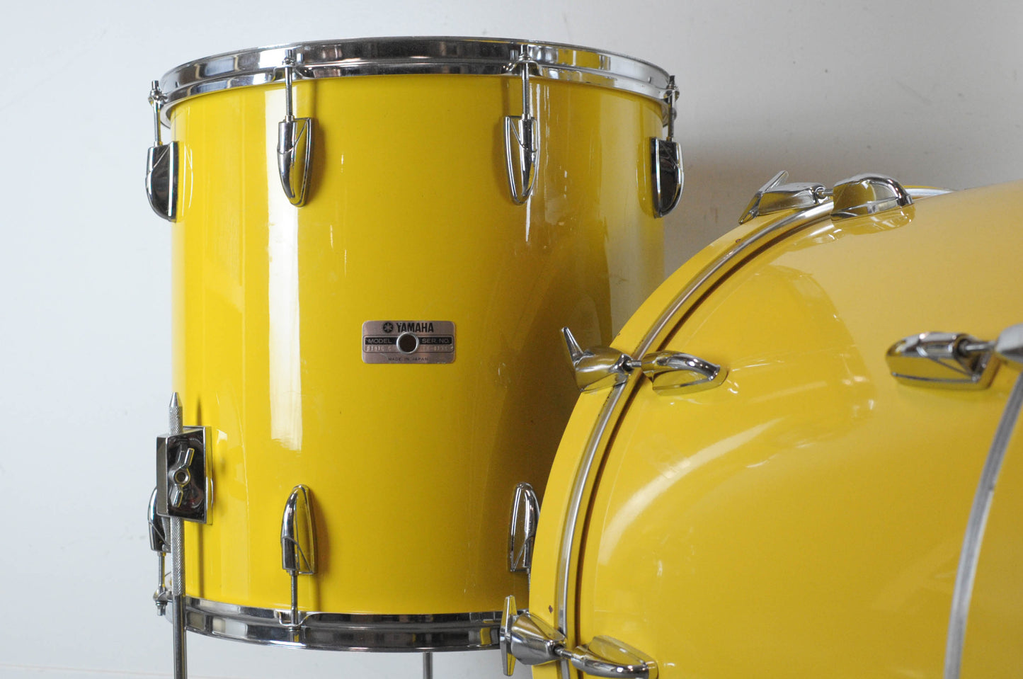 1980s Yamaha Tour Custom 8000  "Mellow Yellow" Drum Set