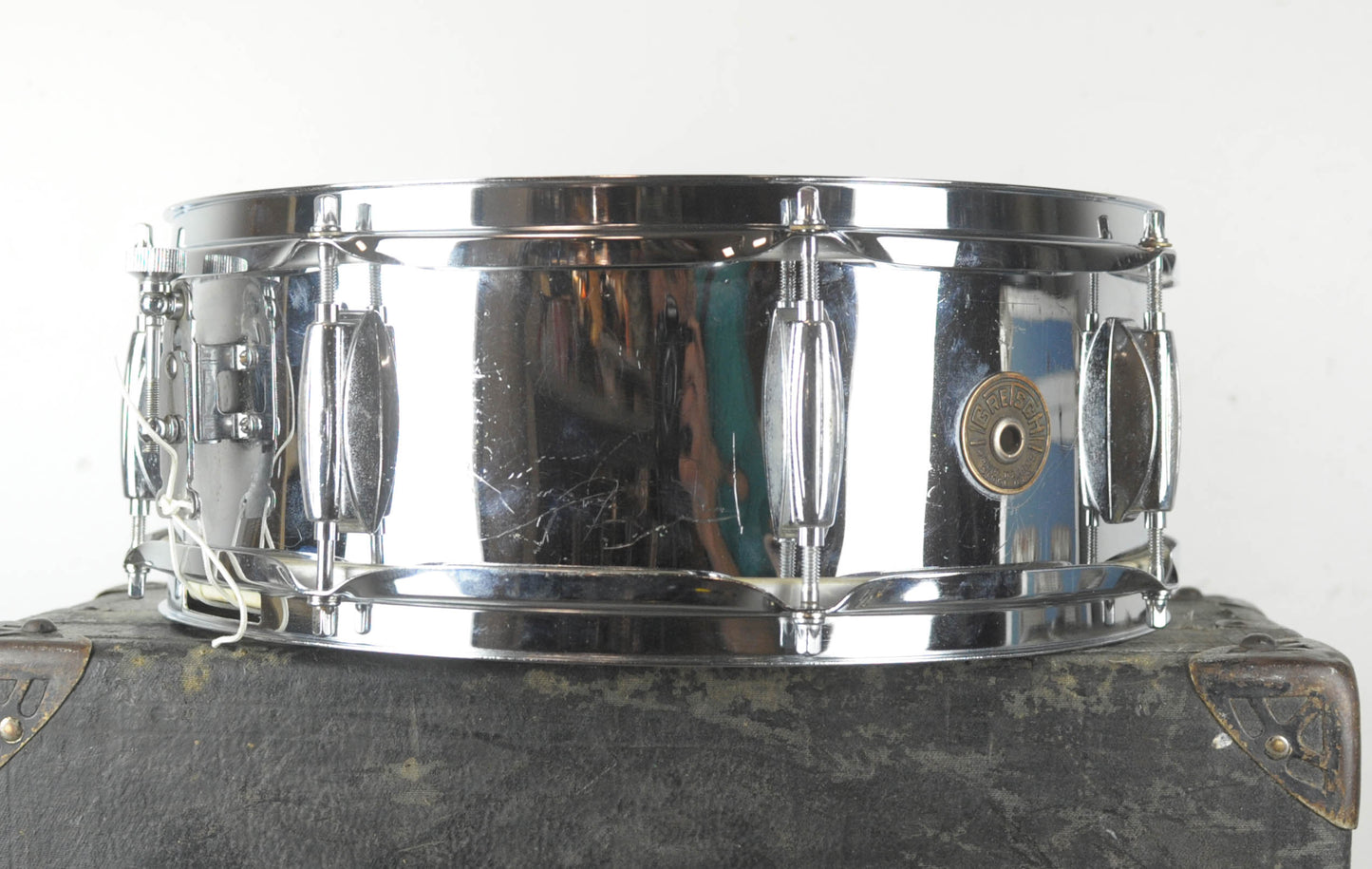 1960s Ludwig 5x14 Gretsch Model 4160 "Non-Banded" Snare Drum