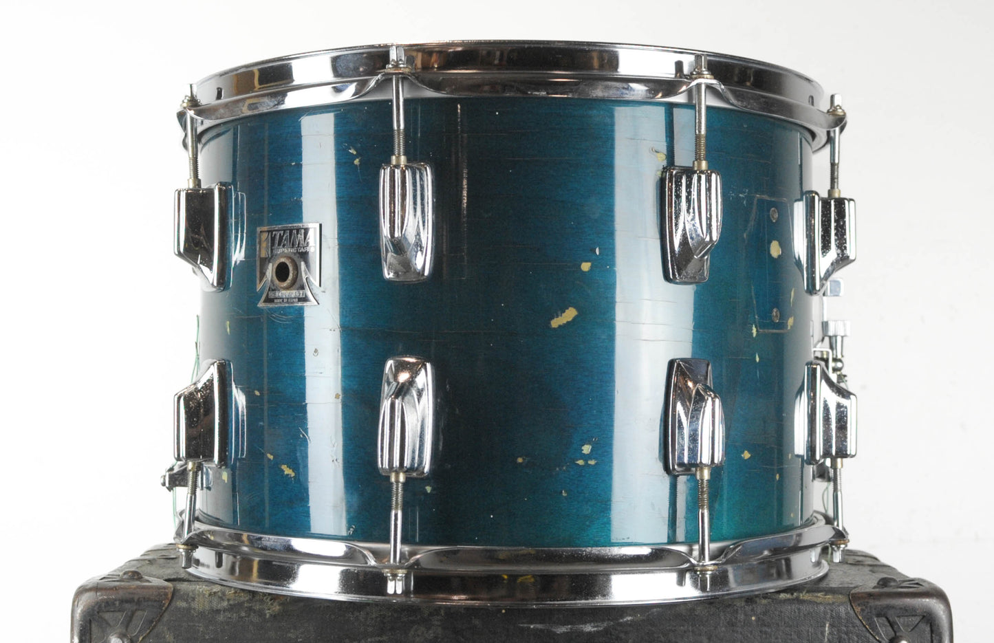 Vintage Tama Superstar 10x14 Aquamarine Snare Drum