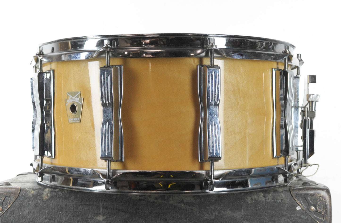 1980s Ludwig 6.5x14 "Rock/Concert" Natural Maple Snare Drum