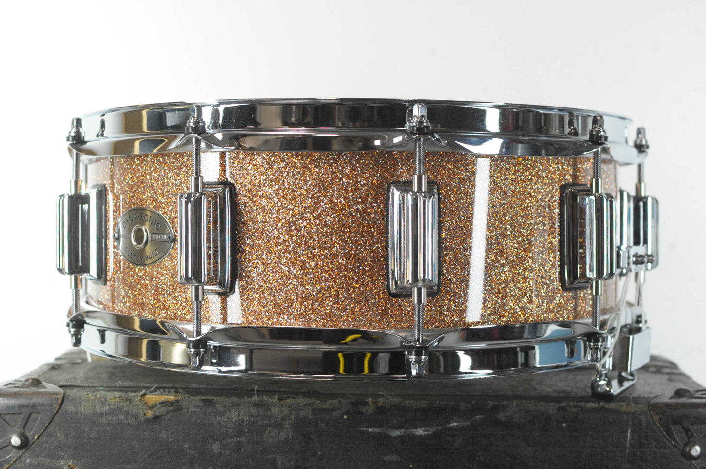 Rogers 5.5x14 Champagne Sparkle Dynasonic Snare Drum