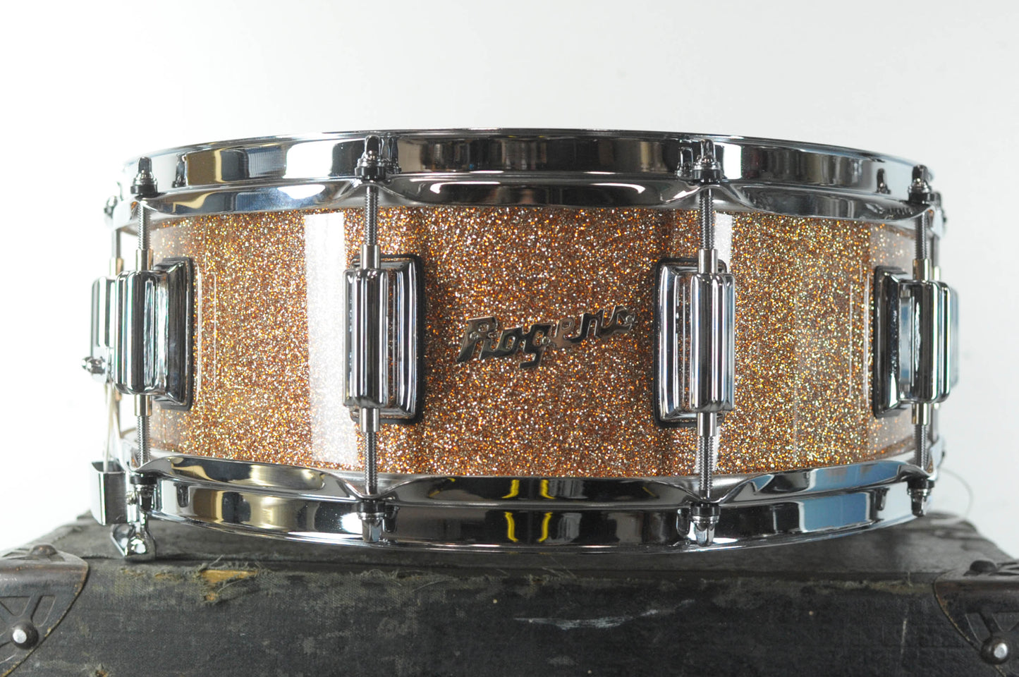 Rogers 5.5x14 Champagne Sparkle Dynasonic Snare Drum