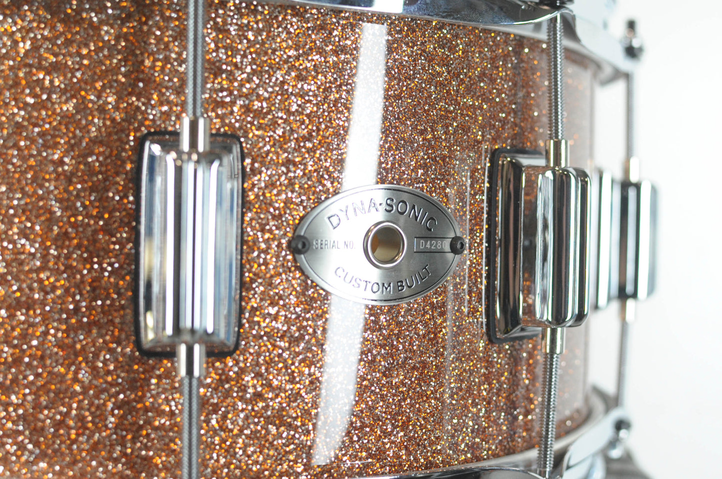 Rogers 6.5x14 Dynasonic Champagne Sparkle Snare drum