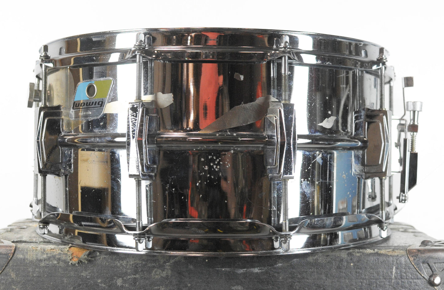 1980s Ludwig 6.5x14 LM402 Supraphonic Snare Drum