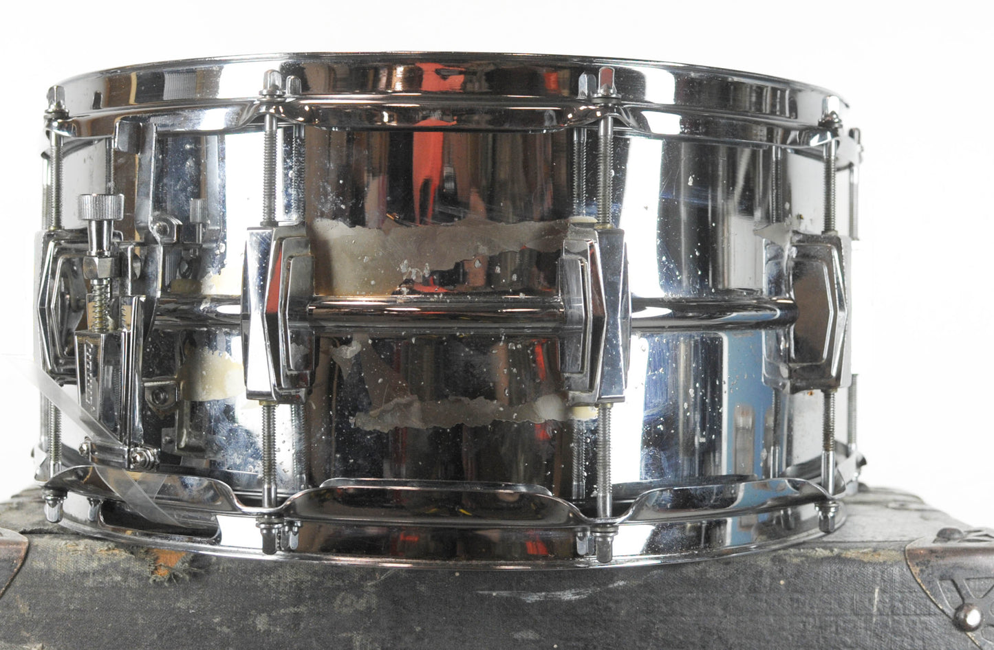 1980s Ludwig 6.5x14 LM402 Supraphonic Snare Drum