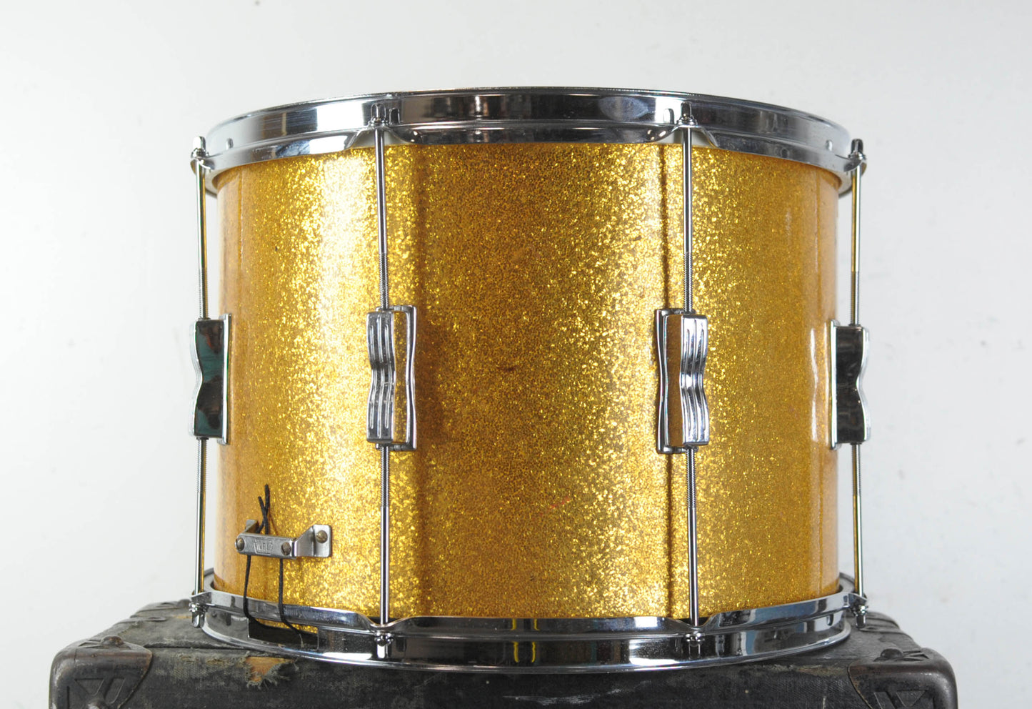 1960 Ludwig 10x14 "J. Burns Moore Model" Gold Sparkle Parade Snare Drum
