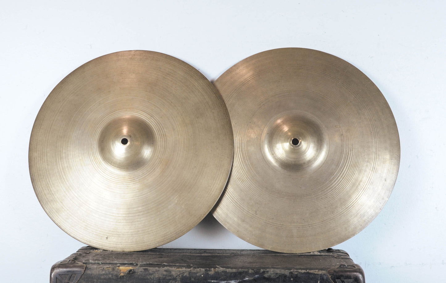 Vintage Zildjian A 14" Paper Thin Hi Hat Cymbals 647g 689g