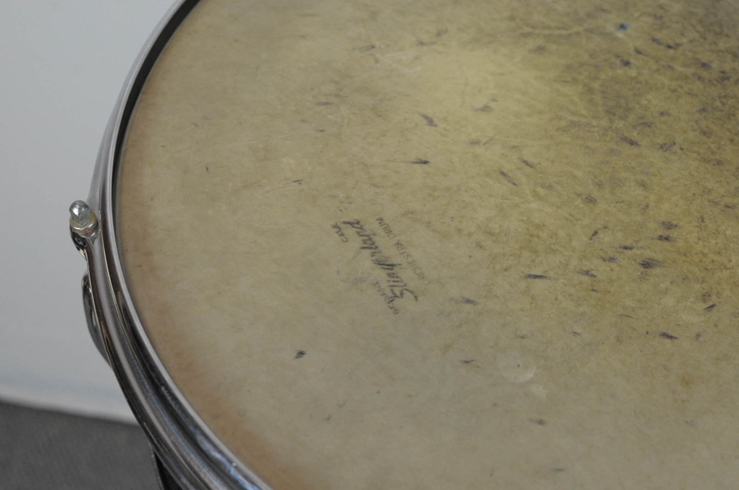 1962 Slingerland Gold Veiled Ebony Pearl Windsor 6N Drum Set