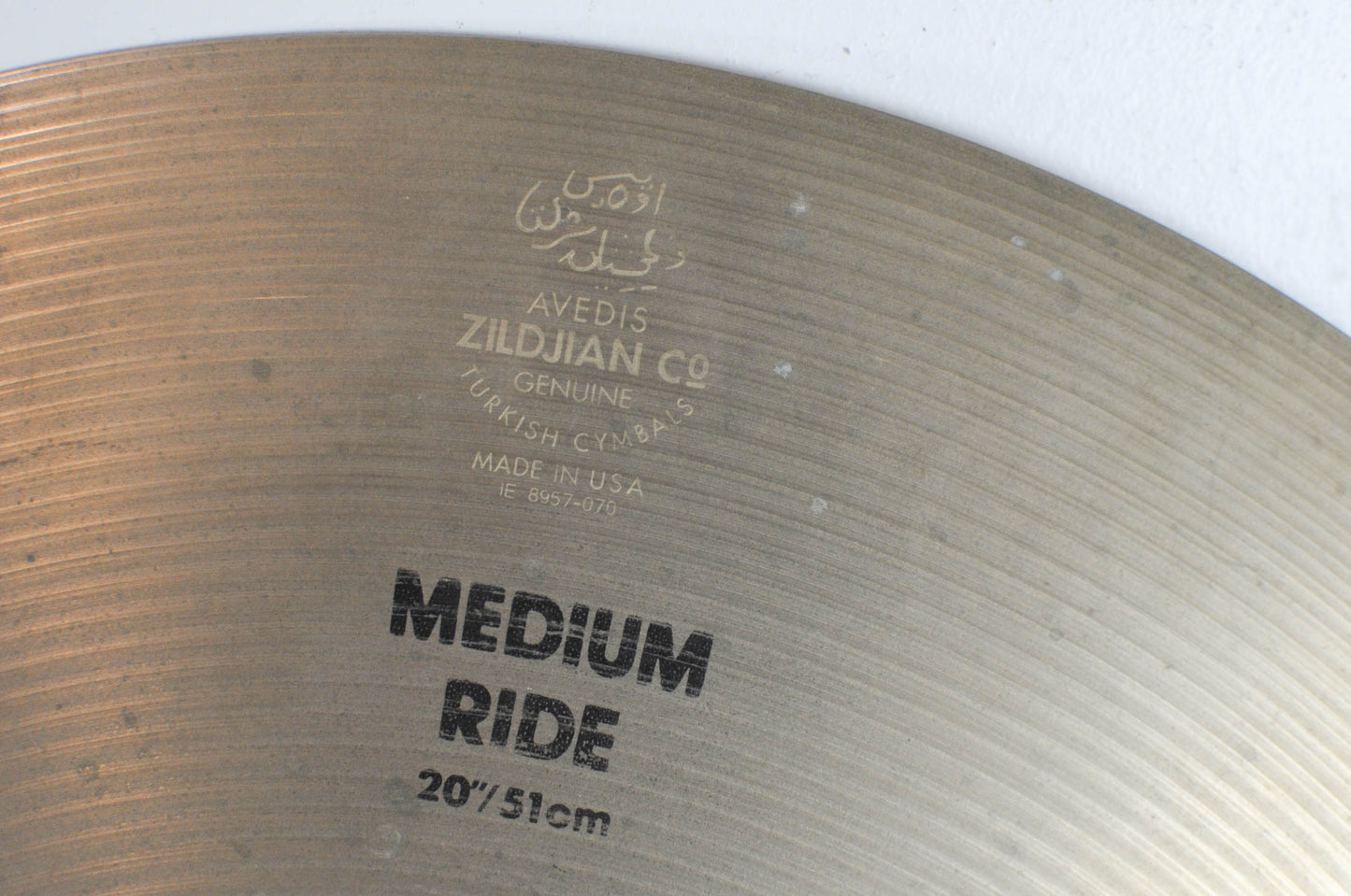 1995 Zildjian A 20" Medium Ride Cymbal 2336g