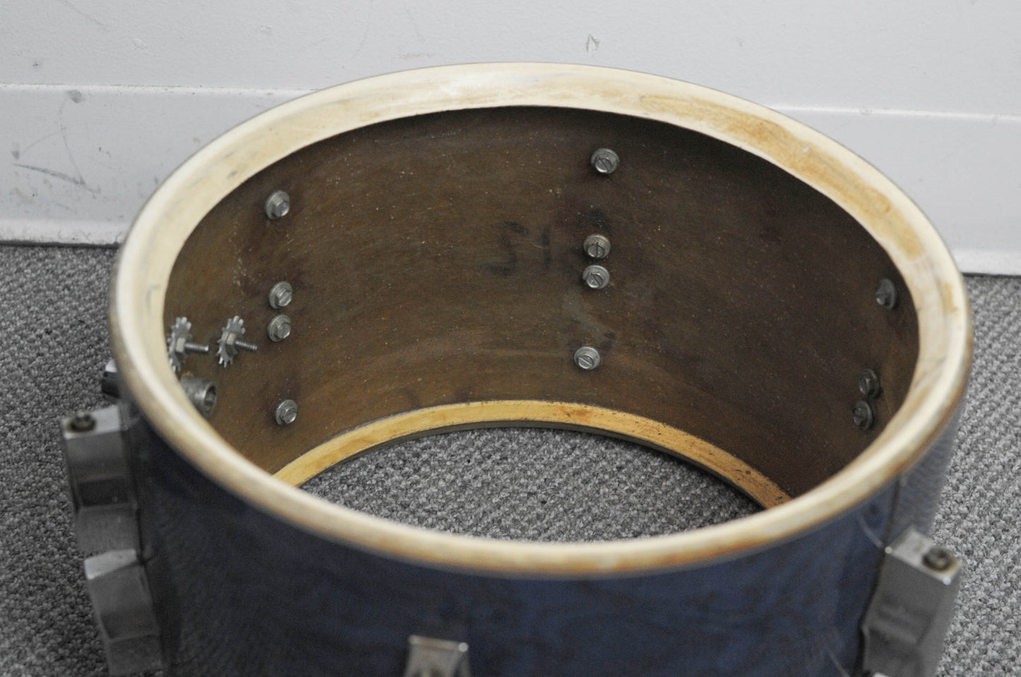1970s Fibes "Blue Marble" Double Bass Drum Kit