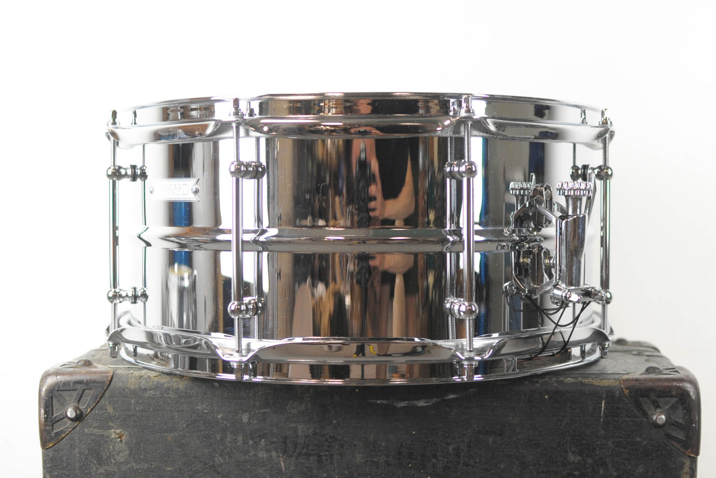 Standard Drum Co. 6.5x14 Chrome Over Brass Snare Drum