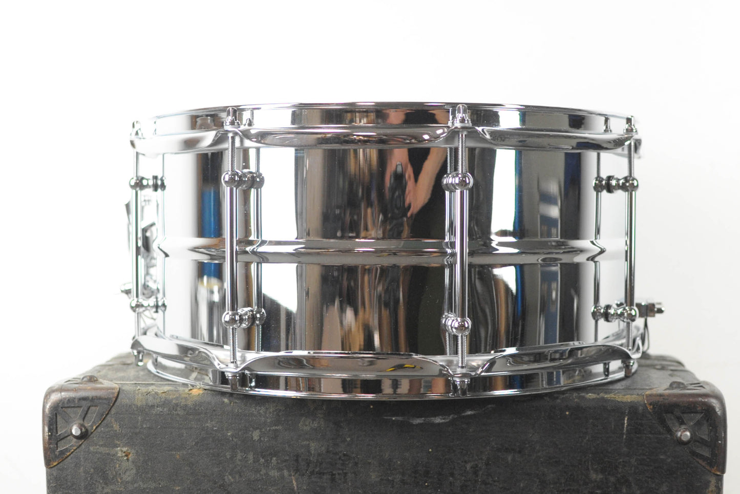 Standard Drum Co. 6.5x14 Chrome Over Brass Snare Drum