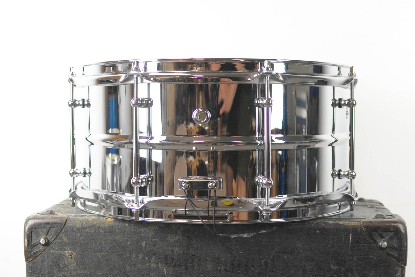 Standard Drum Co. 6.5x14 Chrome Over Brass Snare Drum