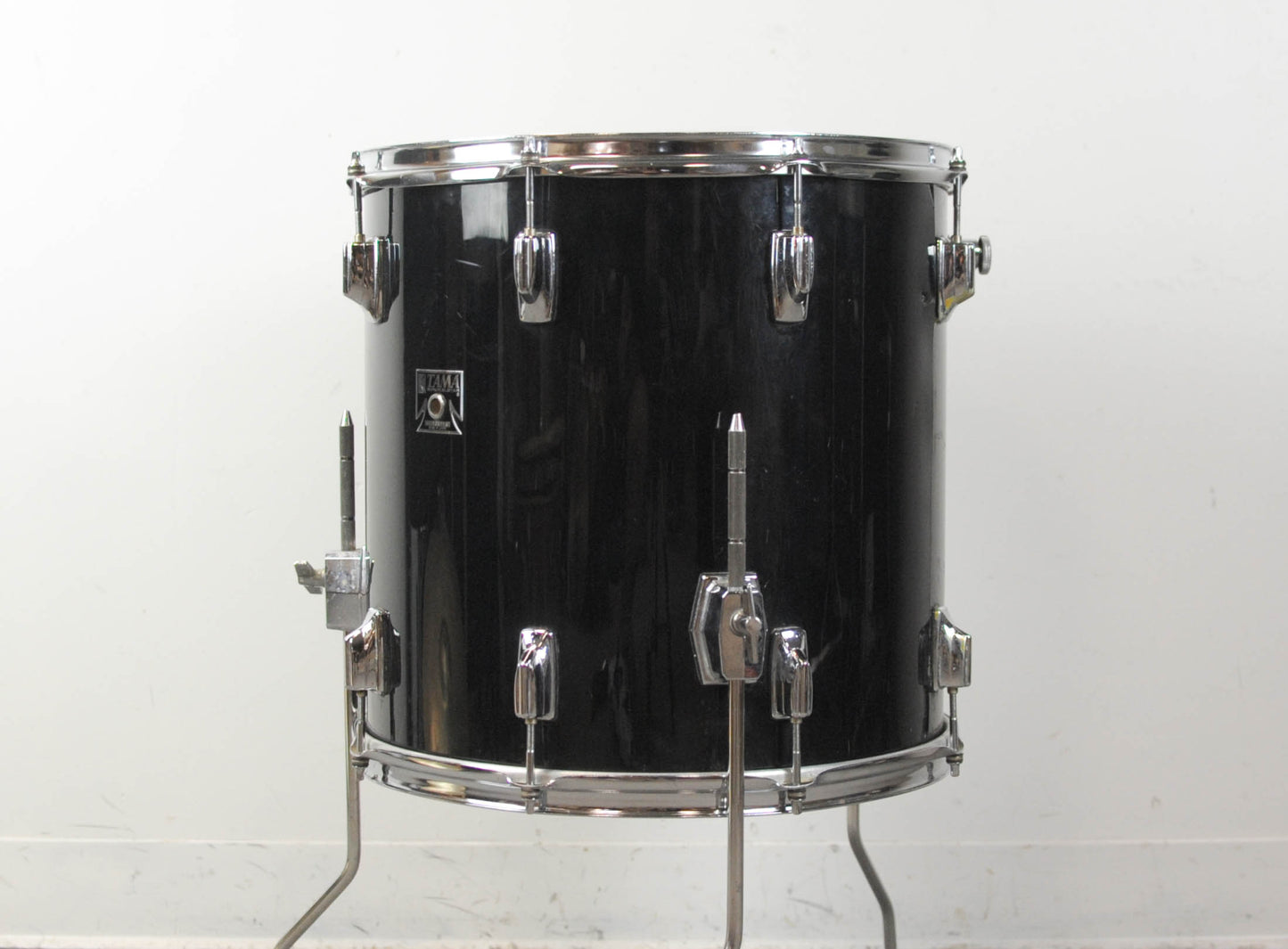 1970s Tama Imperialstar 16x16 Jet Black Floor Tom