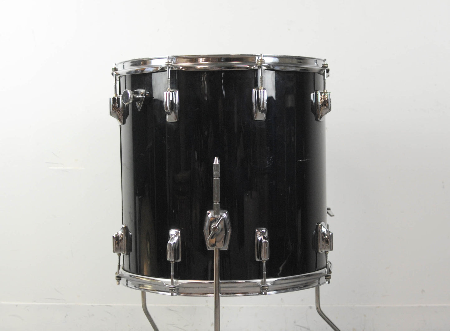 1970s Tama Imperialstar 16x16 Jet Black Floor Tom