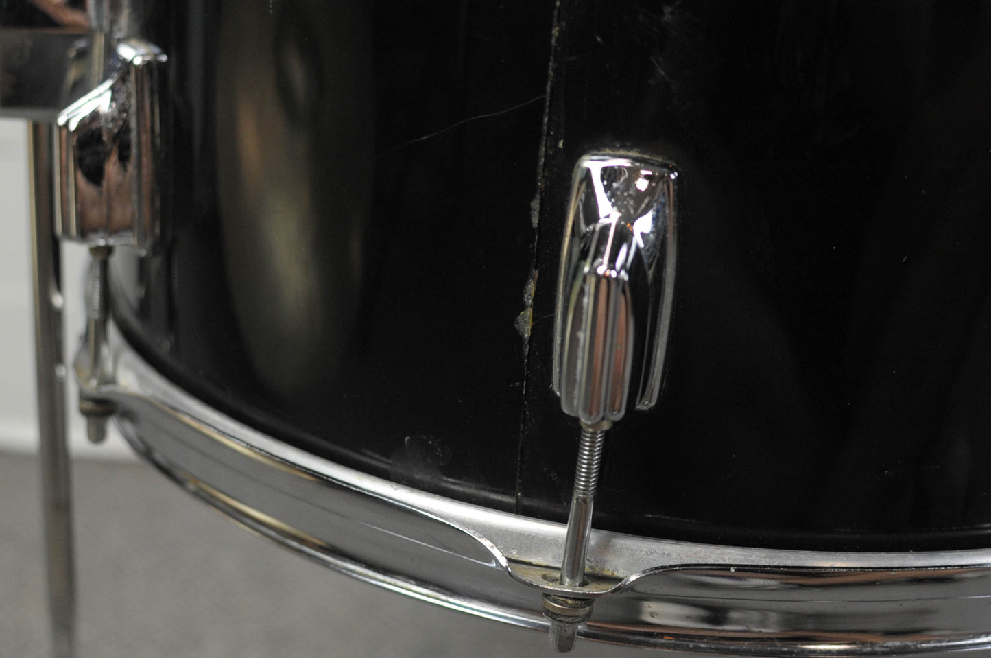 1970s Tama Imperialstar 16x16 Jet Black Floor Tom