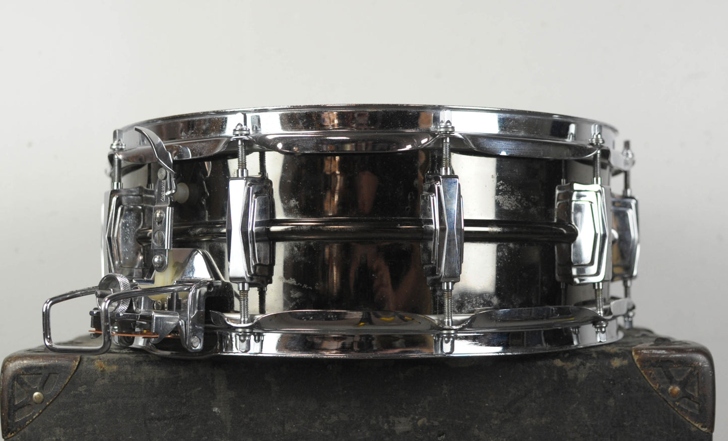1980s Ludwig 5x14 Black Beauty Super-Sensitive Snare Drum